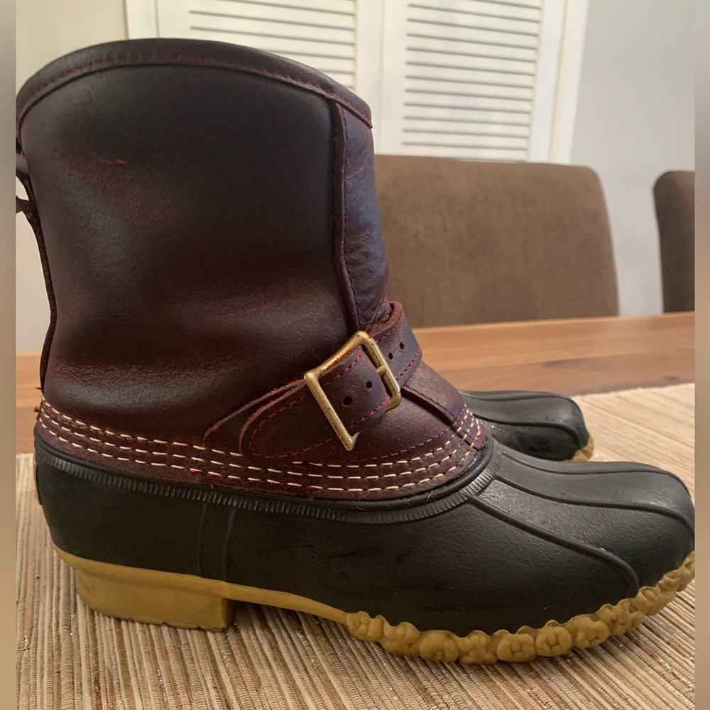 L L Bean shearling lined women’s boots.